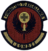 Air Force 1st Special Operations Medical Support Spice Brown OCP Scorpion Shoulder Patch With Velcro